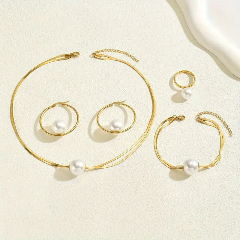 Tidlös Glans: 5-i-1 Vintagechic med 18K Lyster & Pärlor