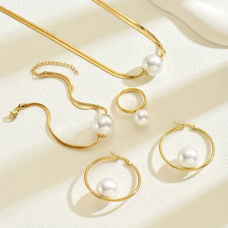 Tidlös Glans: 5-i-1 Vintagechic med 18K Lyster & Pärlor